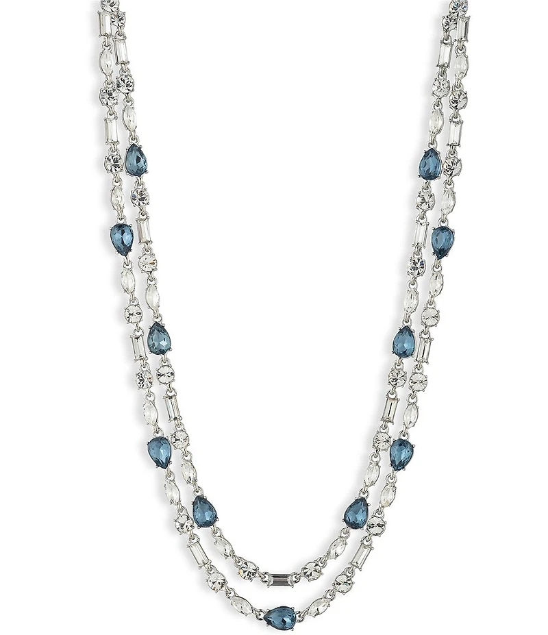 Givenchy Multi-Stone Collar Multi-Strand Necklace