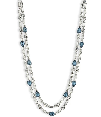 Givenchy Multi-Stone Collar Multi-Strand Necklace