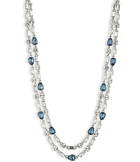 Givenchy Multi-Stone Collar Multi-Strand Necklace