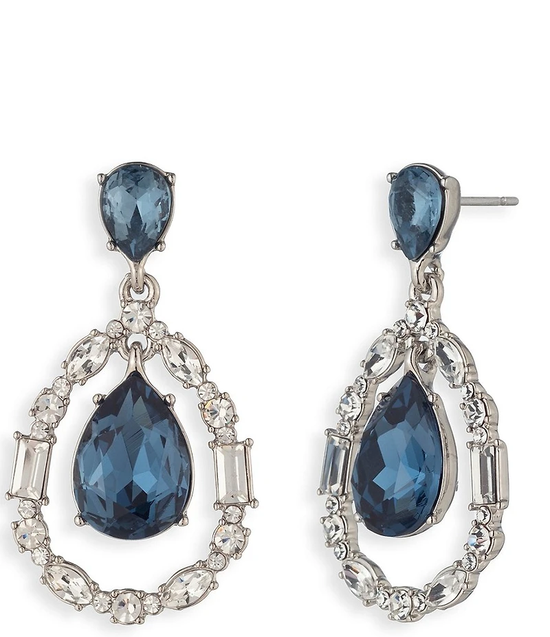 Givenchy Pear Stone Orbital Earrings