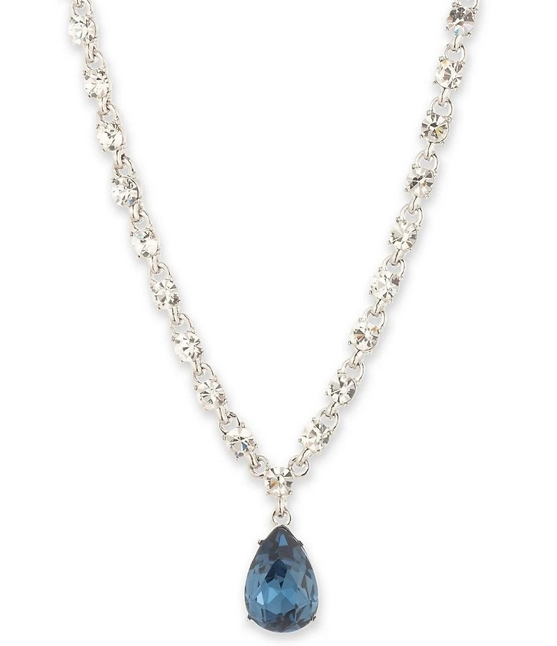 Givenchy Pear Stone Short Pendant Necklace