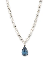 Givenchy Pear Stone Short Pendant Necklace