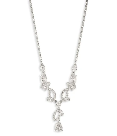 Givenchy Rhinestone Short Pendant Necklace