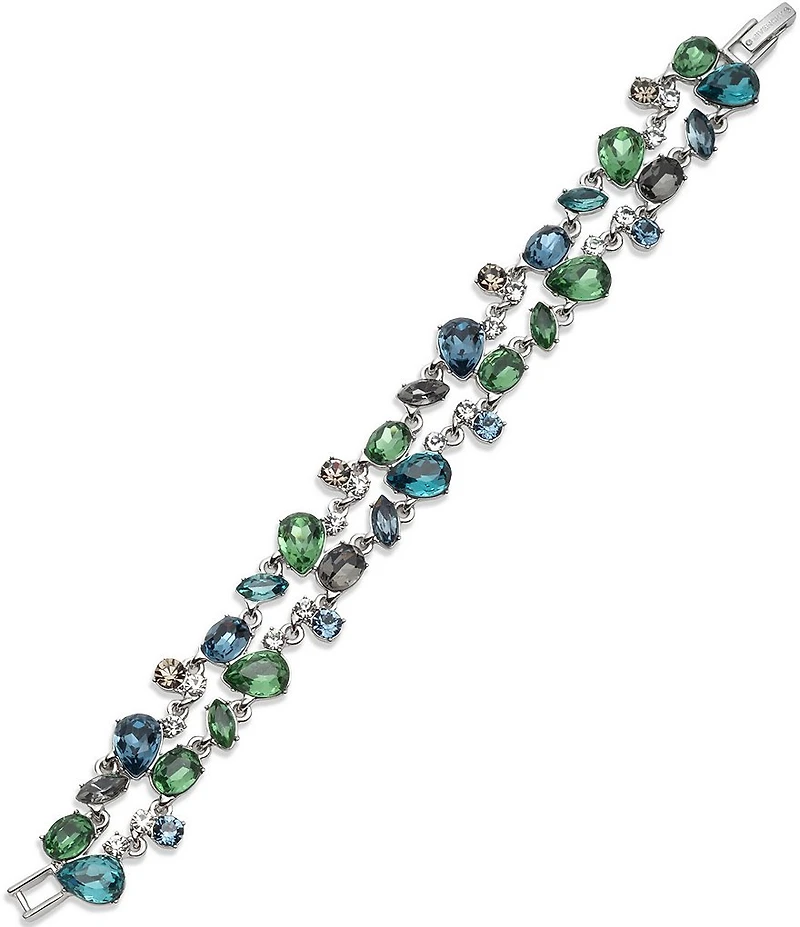 Givenchy Silver Tone Drama Flex Line Bracelet