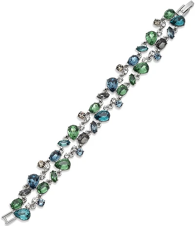 Givenchy Silver Tone Drama Flex Line Bracelet