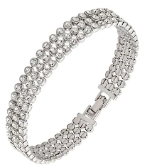 Givenchy Silver Tone Flex Line Bracelet