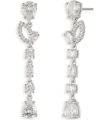 Givenchy Viney Rhinestone Linear Earrings