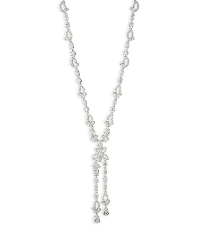 Givenchy Viney Rhinestone Y Necklace