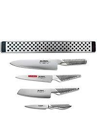 Global Classic 5-Piece Magnetic Knife Bar Set