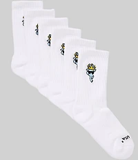 GOAT USA Big Boys 6-Pack OG Goat Crew Socks