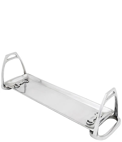 Godinger Cattleman's Ranch Handled Serving Tray, 18#double;