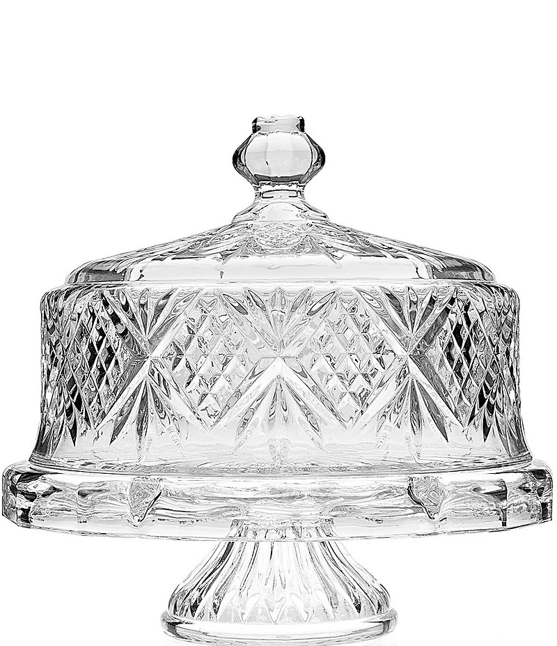 Godinger Dublin Crystal Footed Cake Dome
