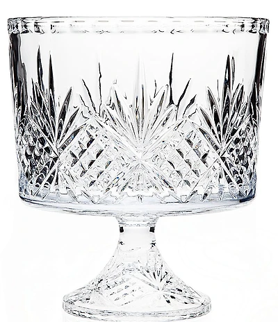 Godinger Dublin Crystal Gourmet Footed Trifle Bowl