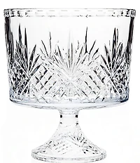 Godinger Dublin Crystal Gourmet Footed Trifle Bowl