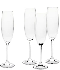 Godinger Meridian Flutes, Set of 4