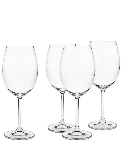 Godinger Meridian Red Wine Glasses, Set of 4