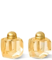 Godinger Stockholm Amber Crystal Salt & Pepper Shaker Set