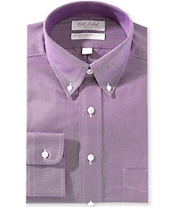 Gold Label Roundtree & Yorke Big & Tall Denton Full Fit Non-Iron Button Down Collar Solid Dress Shirt