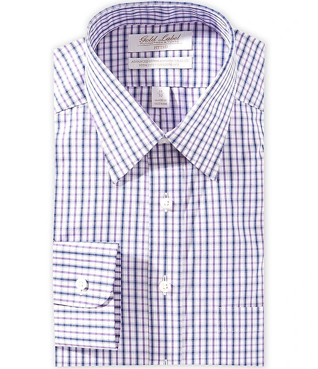 roundtree & yorke dress shirts Amazon.com: Roundtree & Yorke Luxury Cotton Men's Long Sleeve Shirt with  Pocket, Regular Sizes (Light Periwinkle 430 Multi, Small) : Clothing, Shoes  & Jewelry