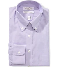 Gold Label Roundtree & Yorke Classic Fit Non Iron Button Down Collar Houndstooth Dress Shirt