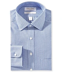 Gold Label Roundtree & Yorke William Slim Fit Non-Iron Spread Collar Houndstooth Twill Dress Shirt