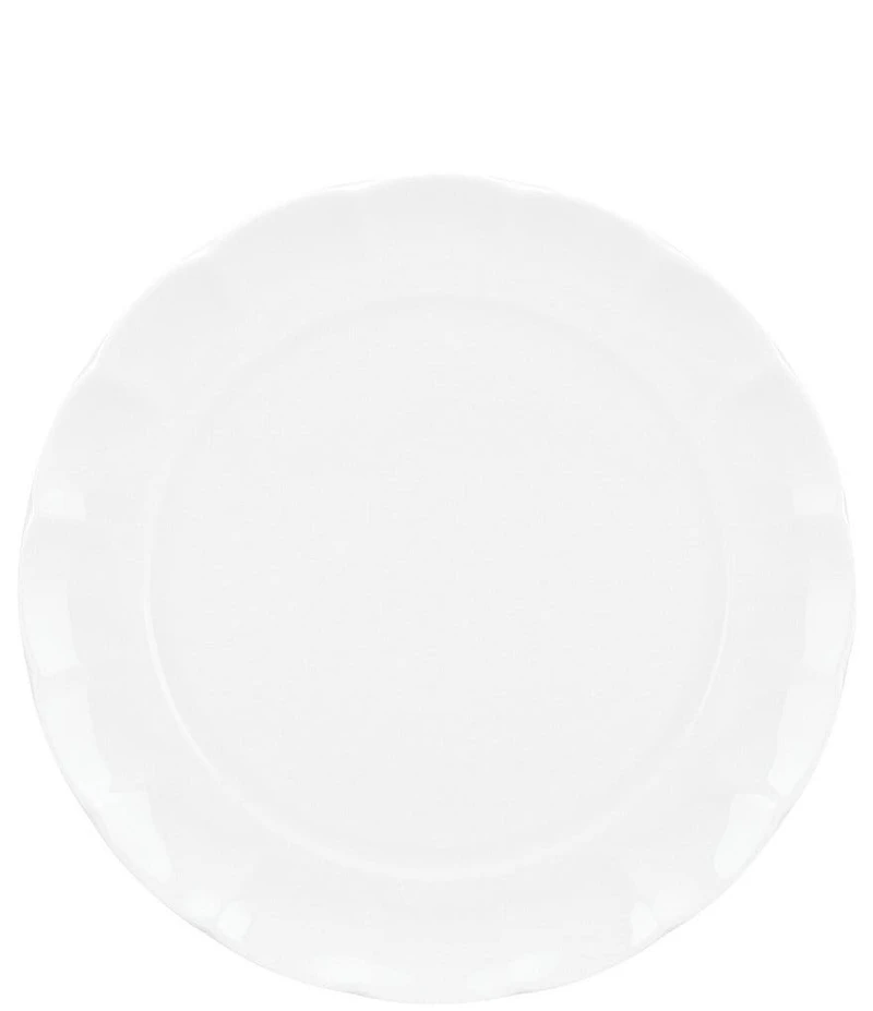 Gorham Manor Scalloped Bone China Dinner Plate