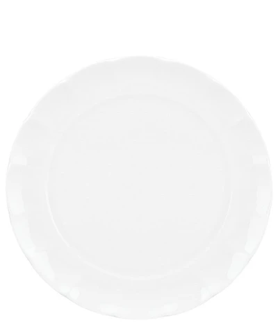 Gorham Manor Scalloped Bone China Dinner Plate