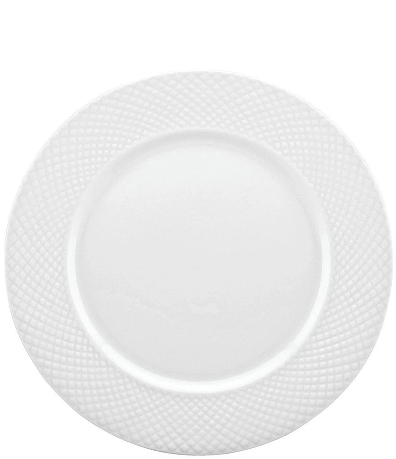 Gorham Woodbury Embossed Bone China Dinner Plate