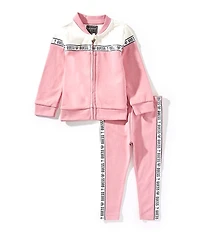 Guess Baby Girls Long Sleeve Active Jacket & Leggings Set