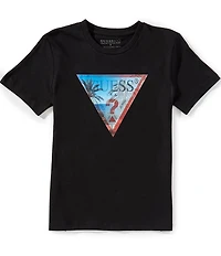 Guess Big Boys Short Sleeve Holographic Guess T-Shirt