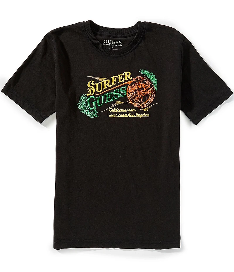 Guess Big Boys Short Sleeve Oversize Guess T-Shirt