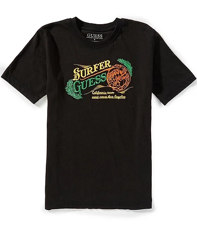 Guess Big Boys Short Sleeve Oversize Guess T-Shirt