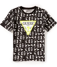 Guess Big Boys Short-Sleeve Triangle Graphic T-Shirt