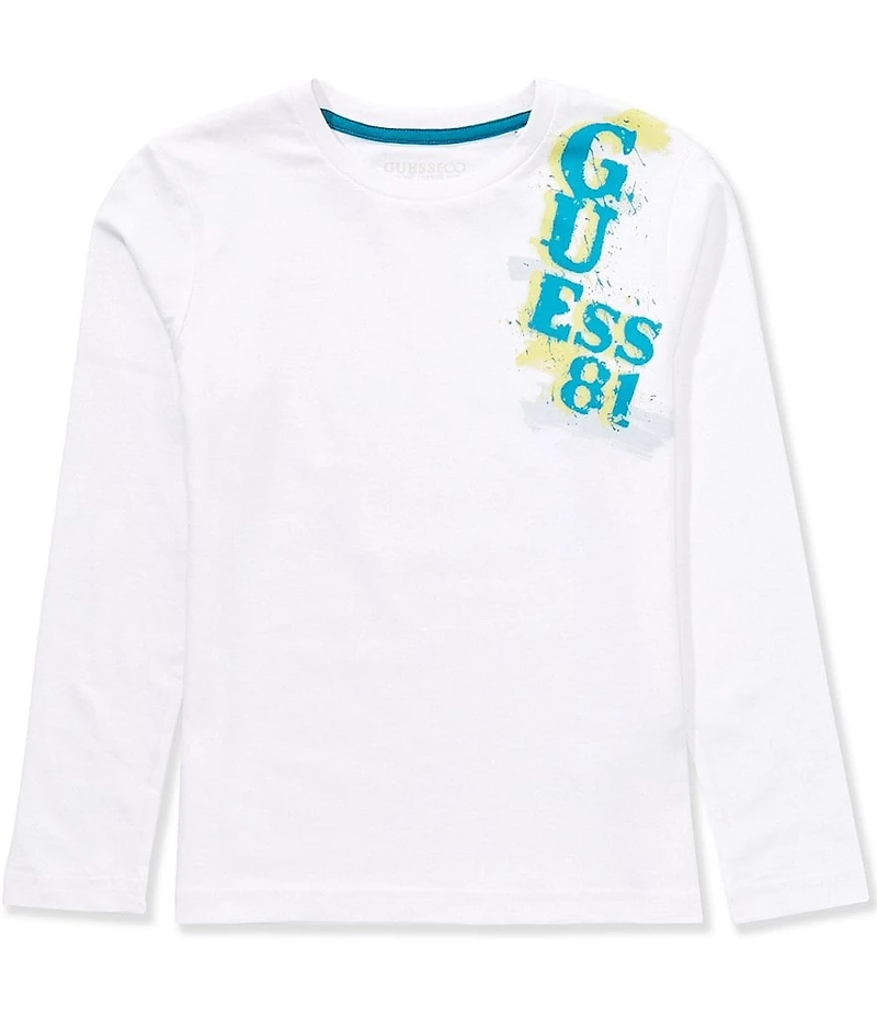 Guess Big Boys Long Sleeve Guess 81 T-Shirt