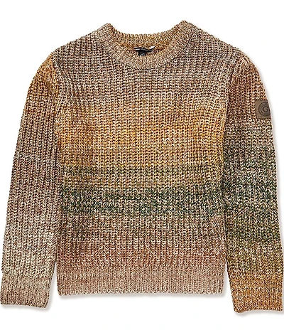 Guess Big Boys Long Sleeve Multi Color Sweater