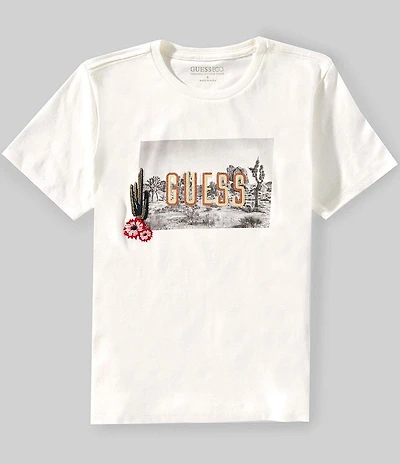 Guess Big Boys Short Sleeve Desert Guess T-Shirt