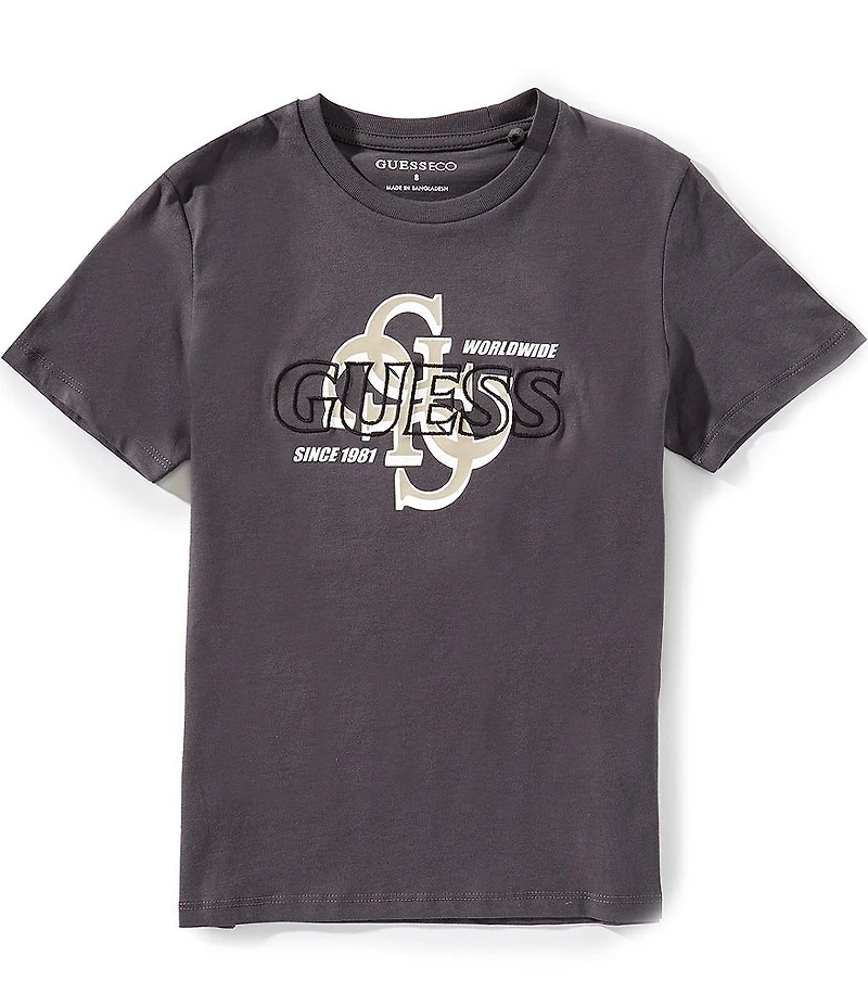 Guess Big Boys Short Sleeve Quatro-G T-Shirt