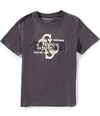 Guess Big Boys Short Sleeve Quatro-G T-Shirt