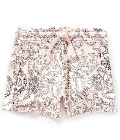 Guess Big Girls Printed Fleece Shorts