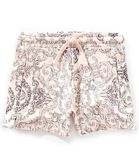 Guess Big Girls Printed Fleece Shorts