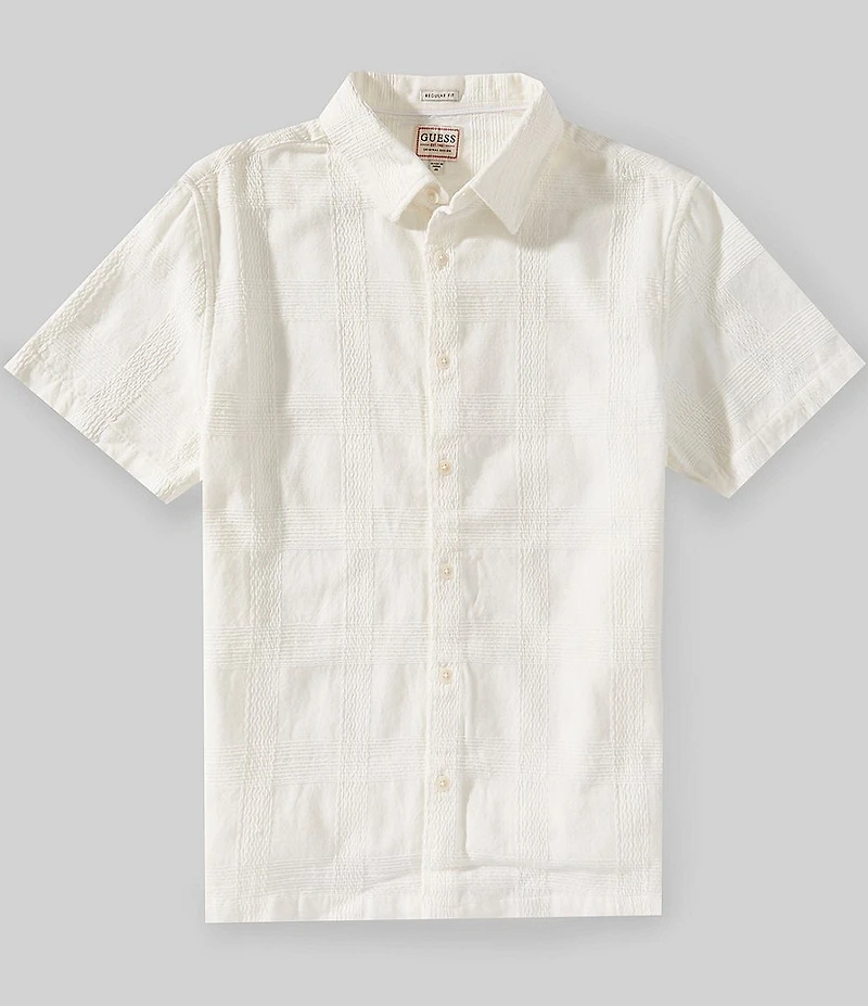 Guess Castro Linear Short Sleeve Woven Shirt