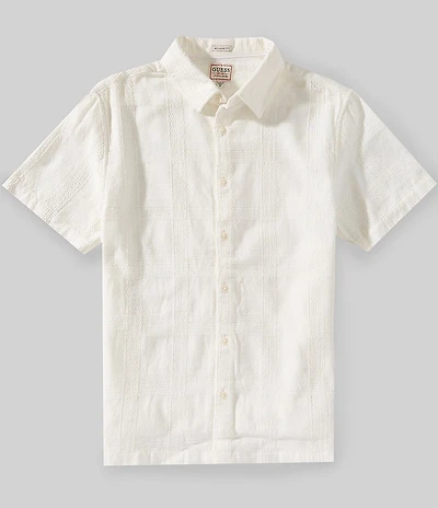 Guess Castro Linear Short Sleeve Woven Shirt