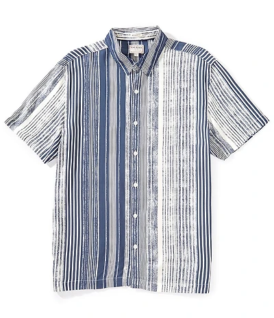 Guess Eco Striped Short Sleeve Woven Shirt