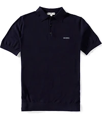 Guess Lex Short Sleeve Sweater Polo Shirt