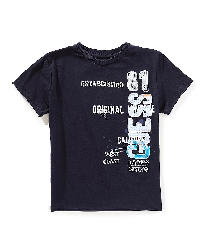 Guess Little Boys Short Sleeve Graphic Printed T-Shirt