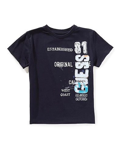 Guess Little Boys Short Sleeve Graphic Printed T-Shirt