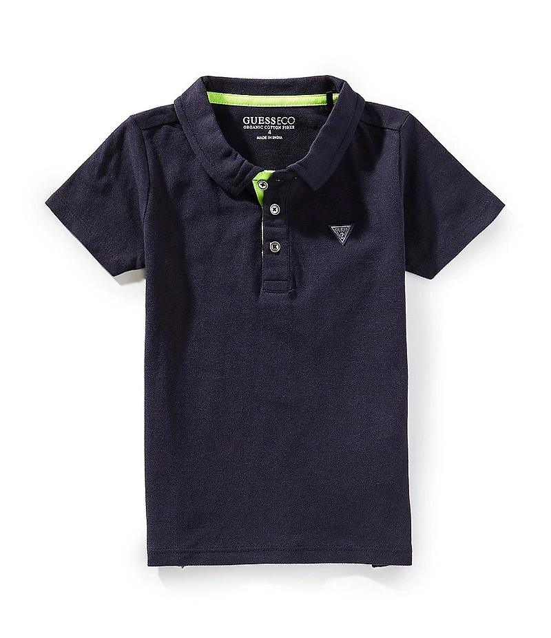 Guess Little Boys Short Sleeve Polo T-Shirt