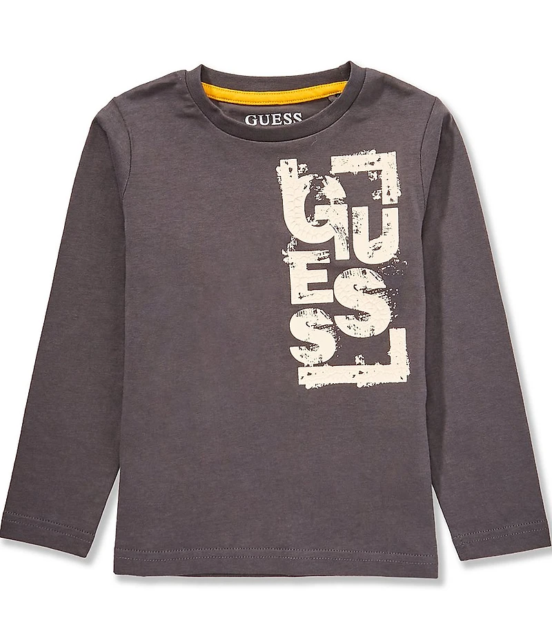 Guess Little Boys Long Sleeve Guess T-Shirt