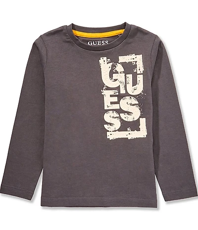 Guess Little Boys Long Sleeve Guess T-Shirt