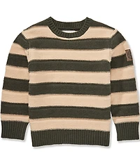 Guess Little Boys Long Sleeve Striped Sweater